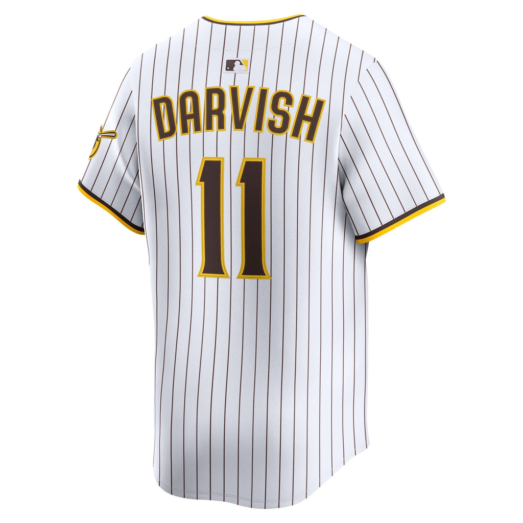 San Diego Padres Yu Darvish Nike White Home Limited Player Jersey