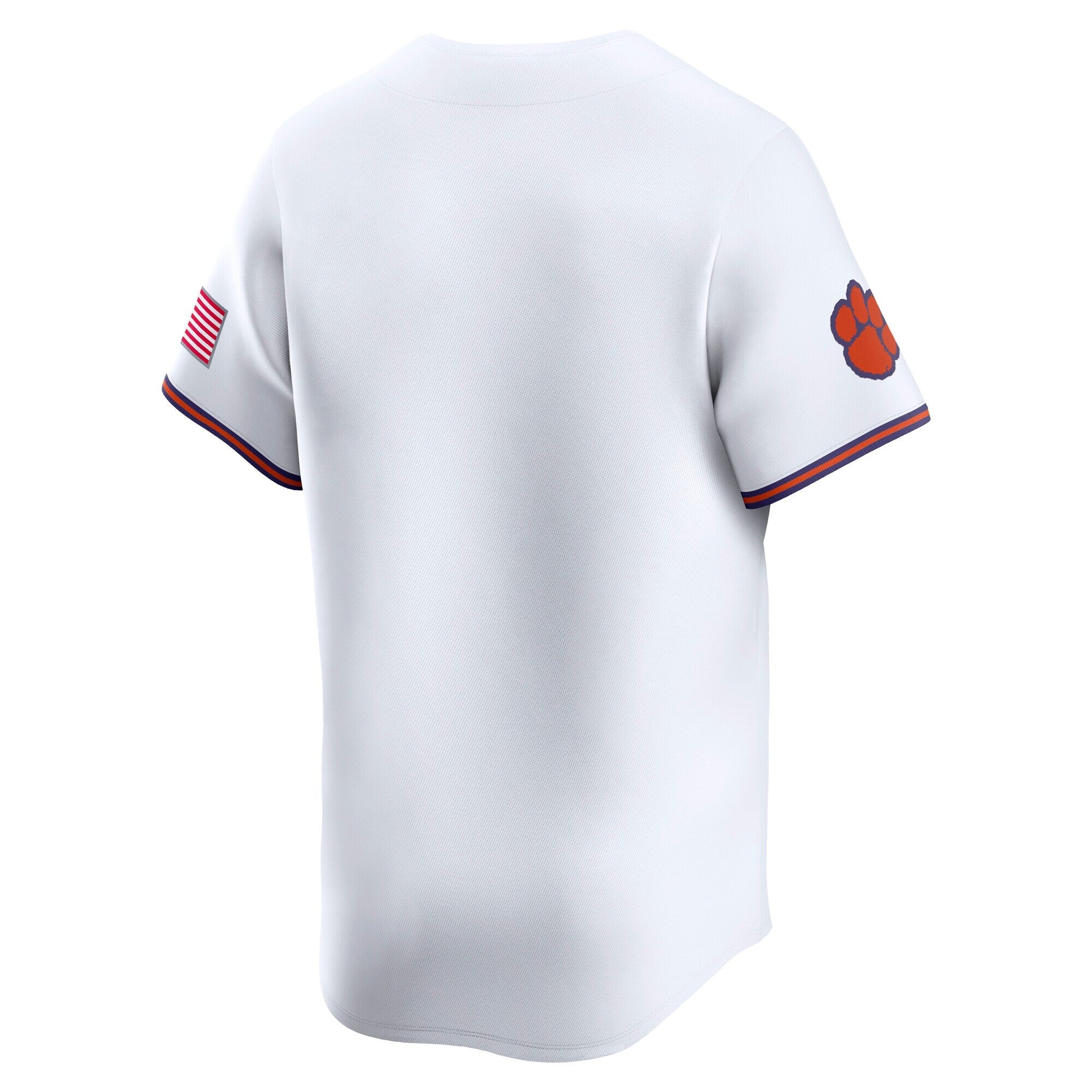 Nike White Clemson Tigers Baseball Limited Jersey