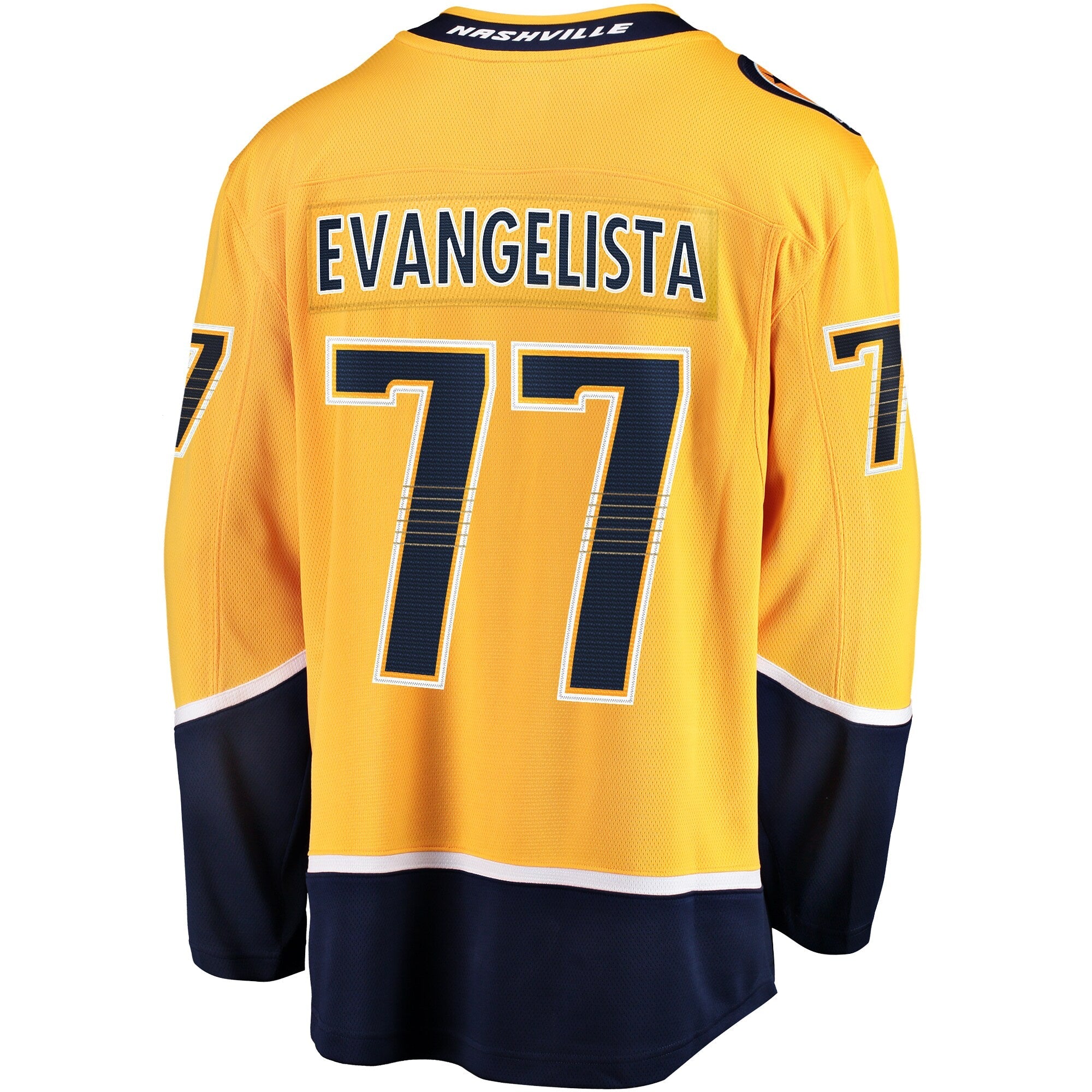 Nashville Predators Luke Evangelista Fanatics Gold Premier Breakaway Player Jersey