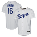 Male Los Angeles Dodgers Will Smith Nike White Home Replica Jersey