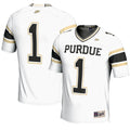 GameDay Greats #1 White Purdue Boilermakers Endzone Football Jersey