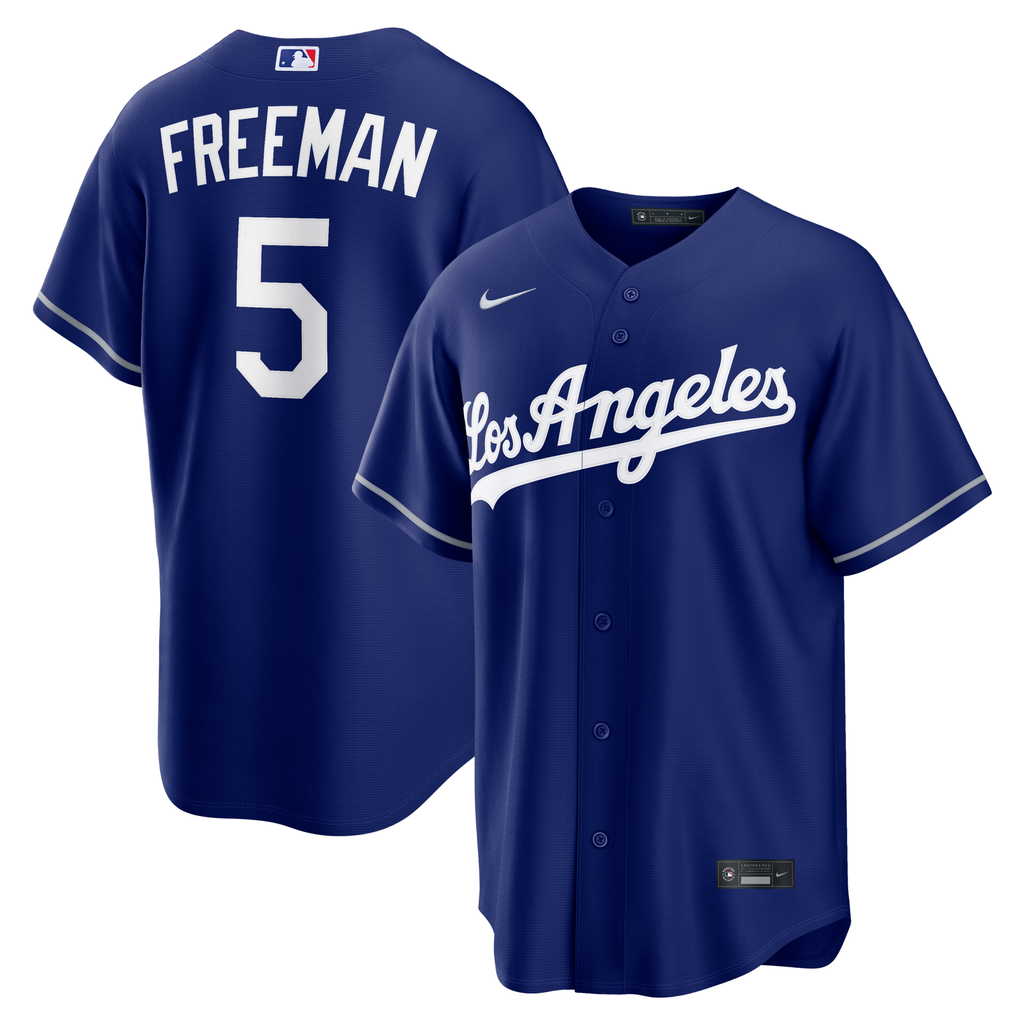 Los Angeles Dodgers Freddie Freeman Nike Royal Alternate Replica Jersey