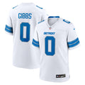 Detroit Lions Jahmyr Gibbs Nike White Game Player Jersey