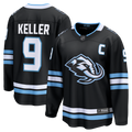 Utah Mammoth Clayton Keller Fanatics Black Home Breakaway Jersey