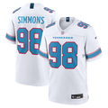 Tennessee Titans Jeffery Simmons Nike White Game Jersey