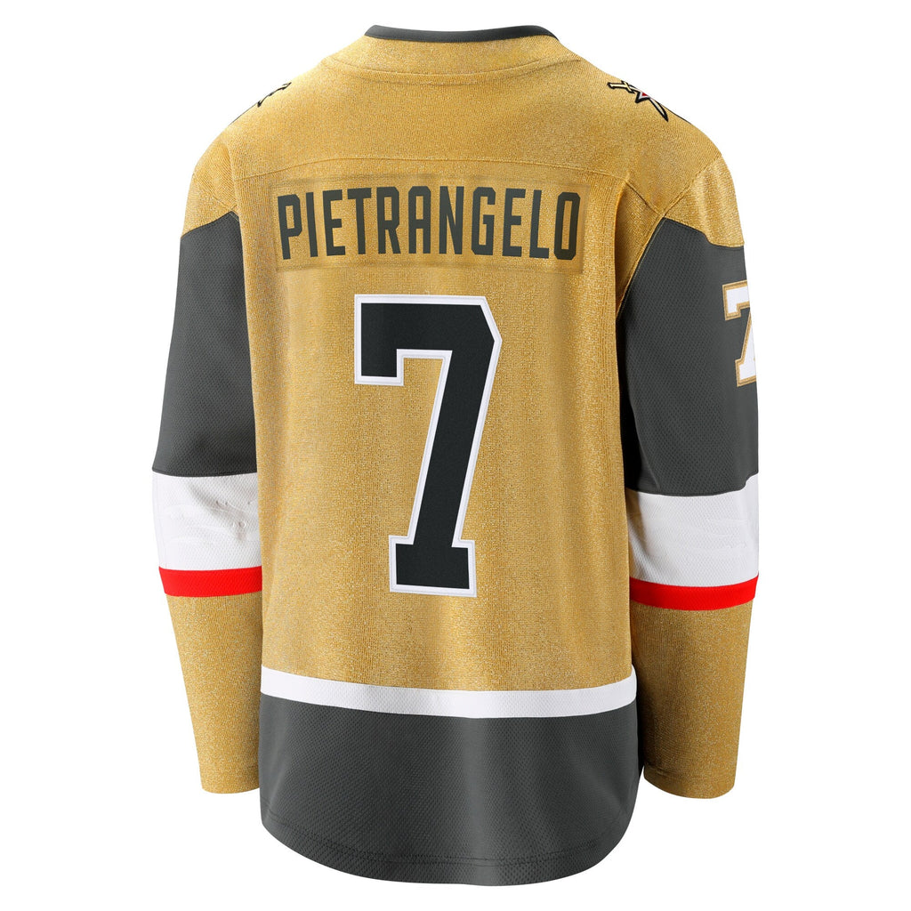 Vegas Golden Knights Alex Pietrangelo Fanatics Gold Home Breakaway Jersey