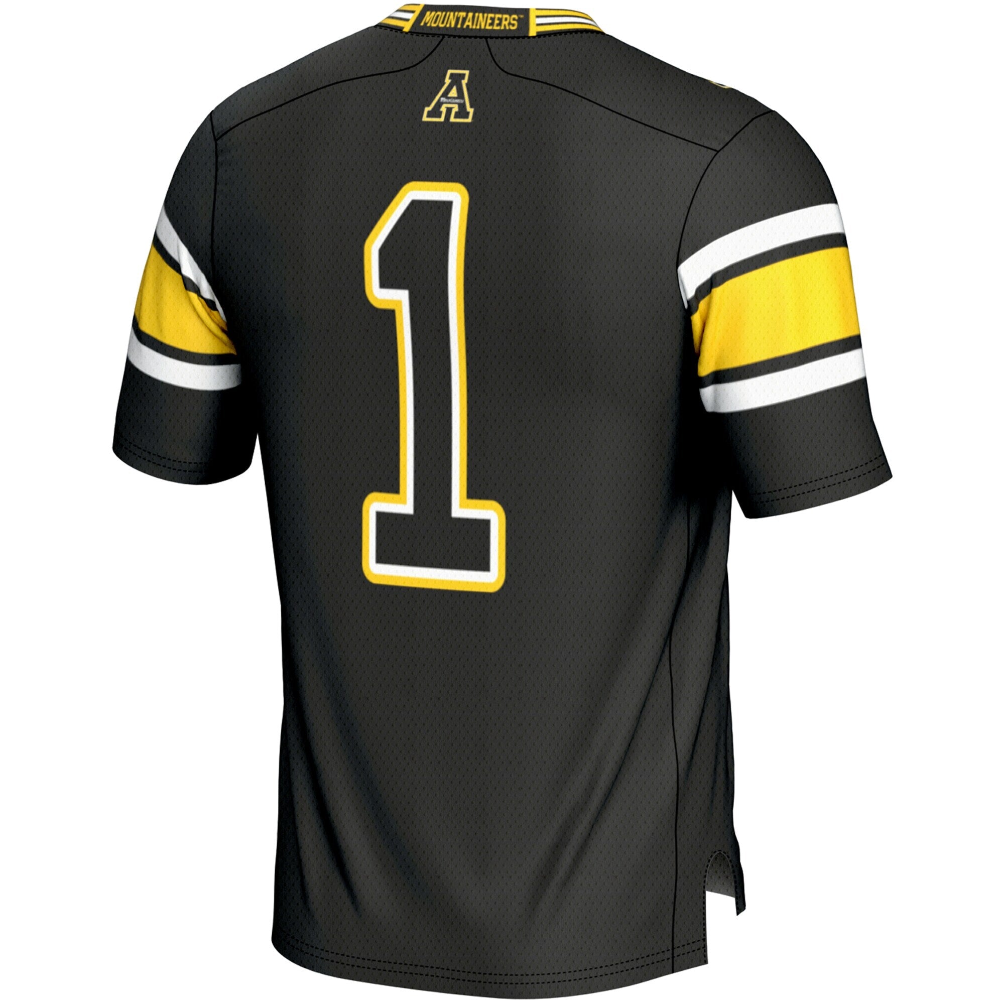 GameDay Greats #1 Black Appalachian State Mountaineers Endzone Football Jersey