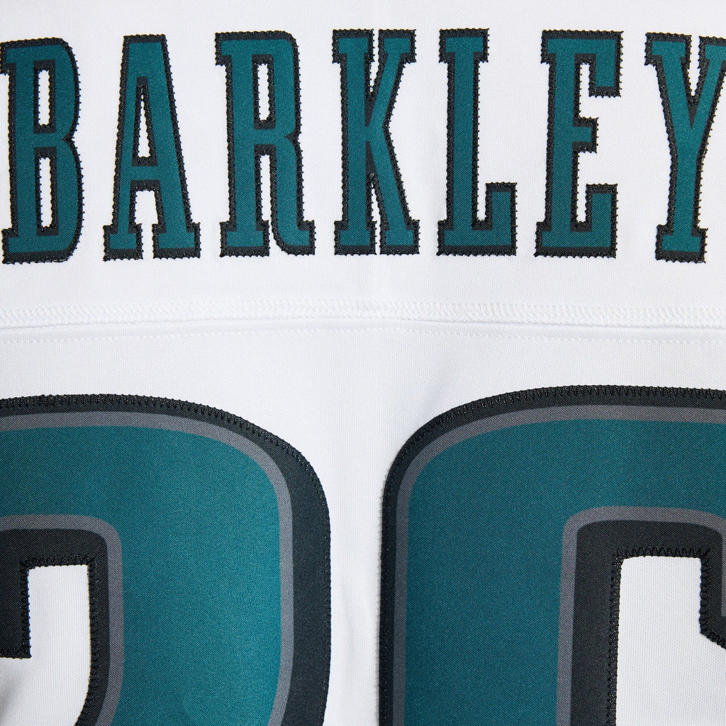 Philadelphia Eagles Saquon Barkley Nike White Vapor F.U.S.E. Stitched Limited Jersey