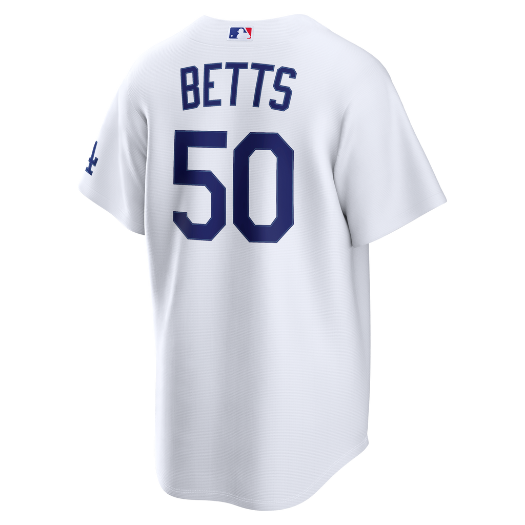 Los Angeles Dodgers Mookie Betts Nike White Home Stadium Jersey