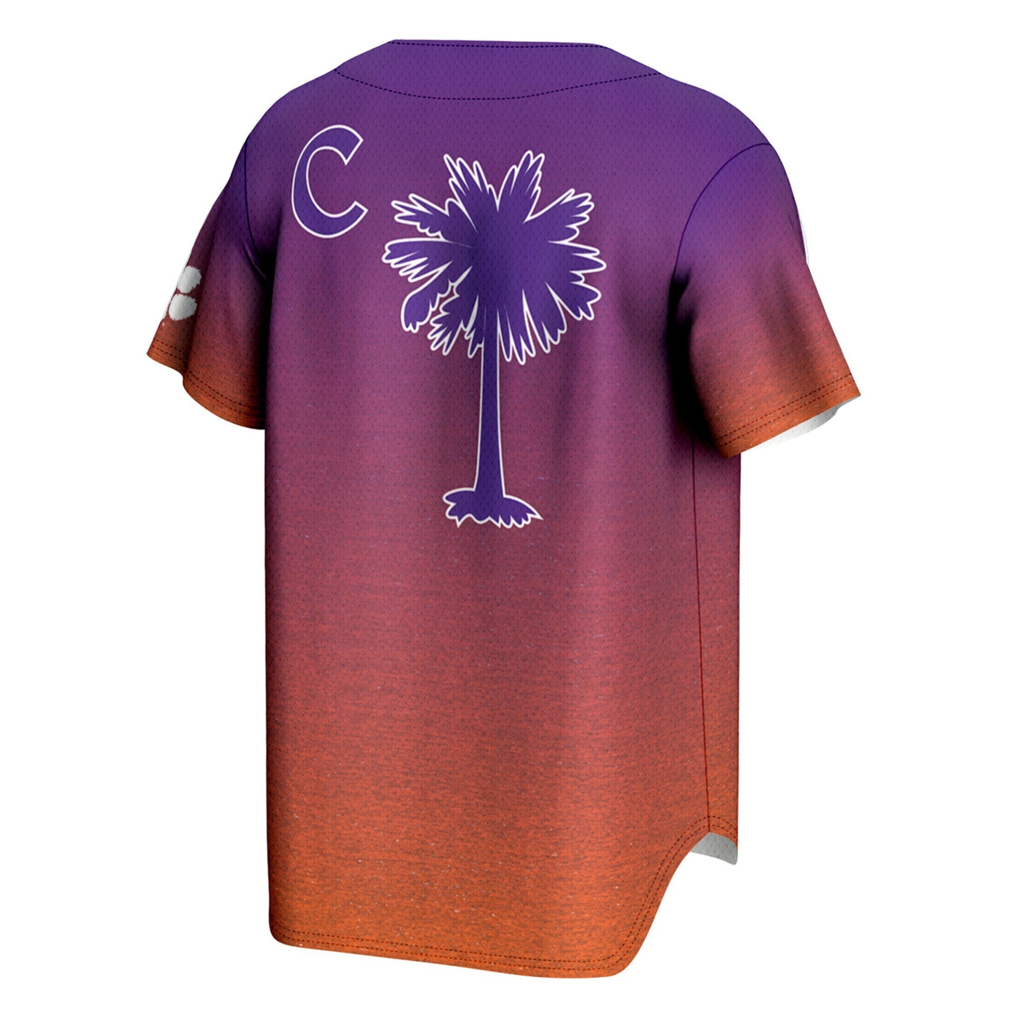 GameDay Greats Purple/Orange Clemson Tigers Lightweight Baseball Jersey
