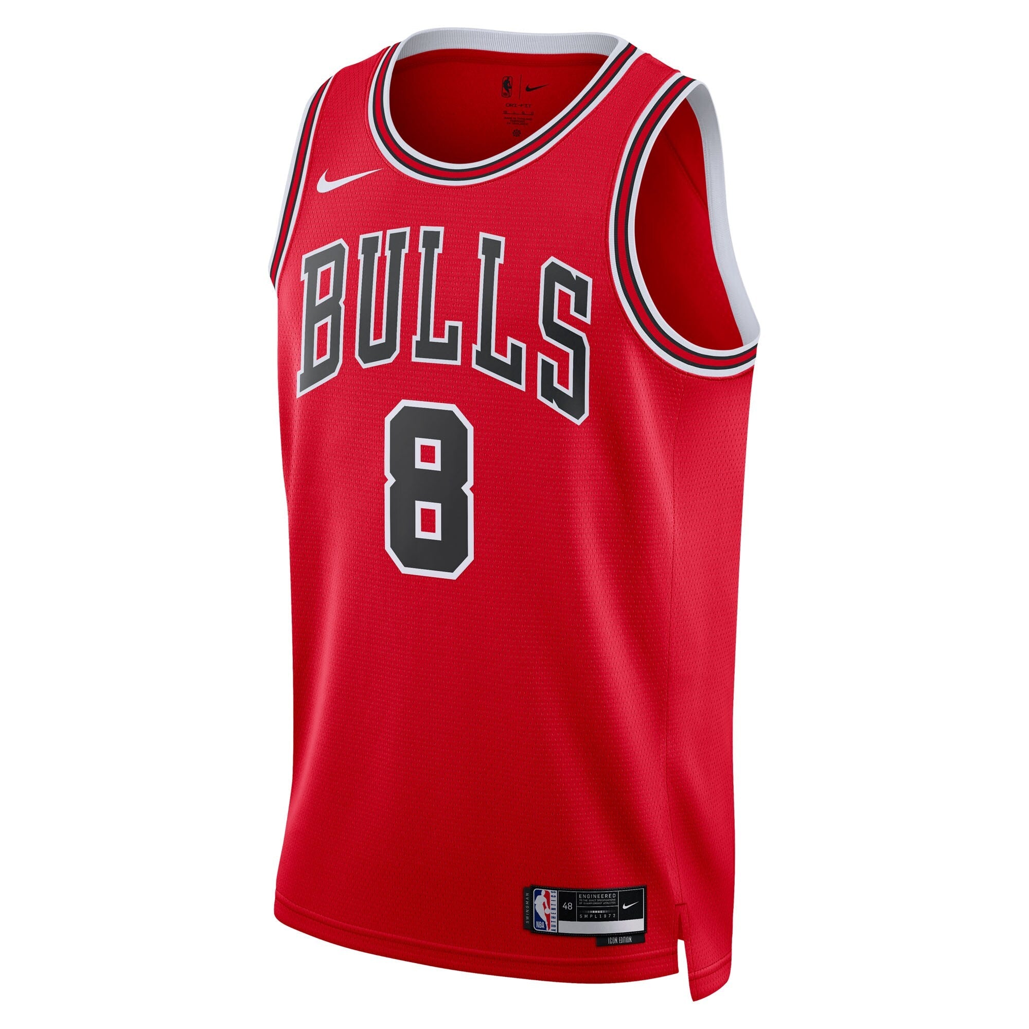 Chicago Bulls Nike Icon Edition Swingman Jersey - Red - Yuki Kawamura