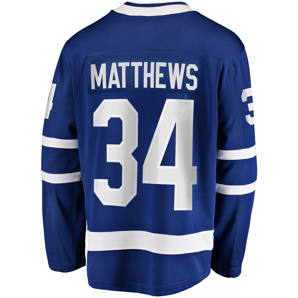Toronto Maple Leafs Auston Matthews Fanatics Blue Home Breakaway Jersey