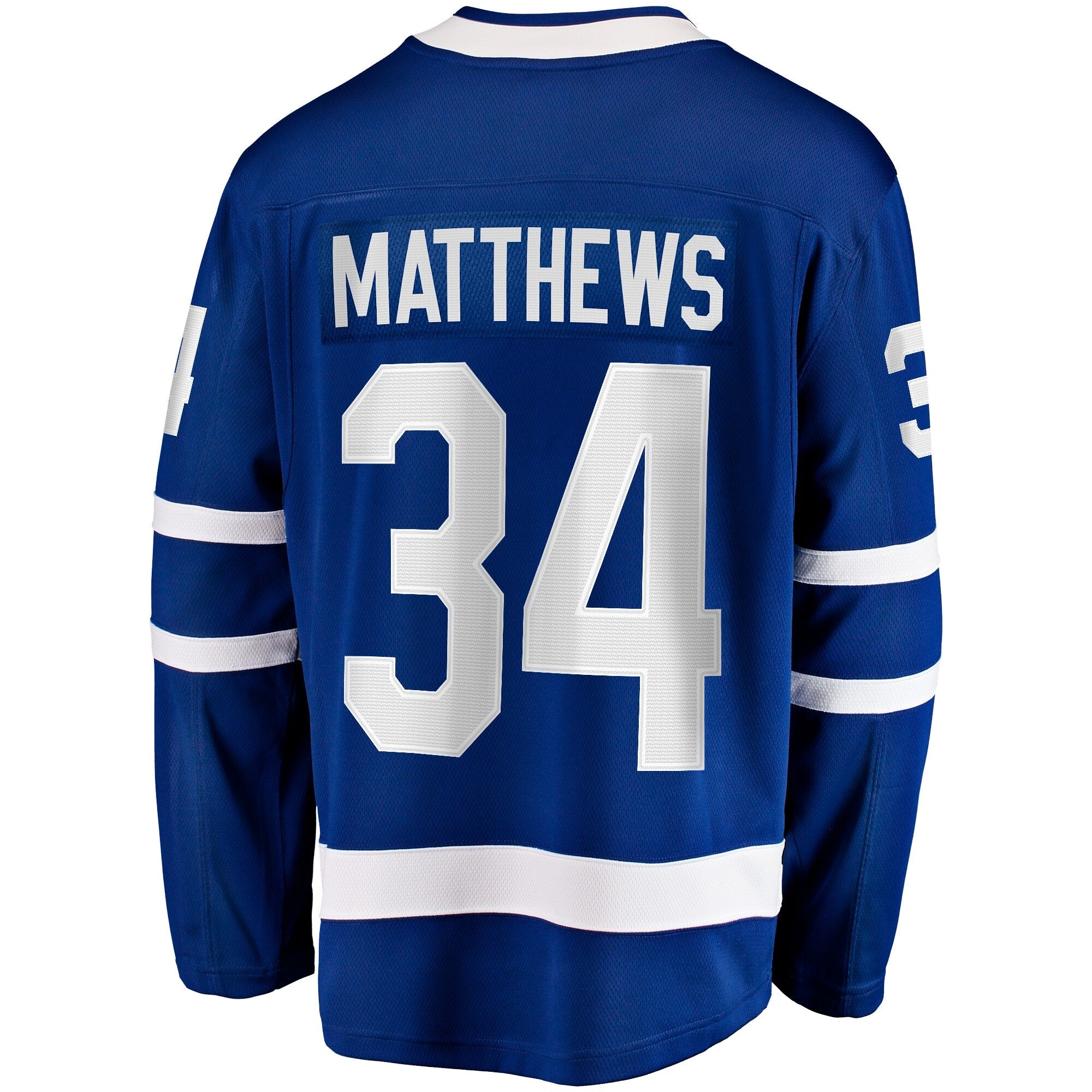 Toronto Maple Leafs Auston Matthews Fanatics Blue Captain Patch Home Breakaway Player Jersey