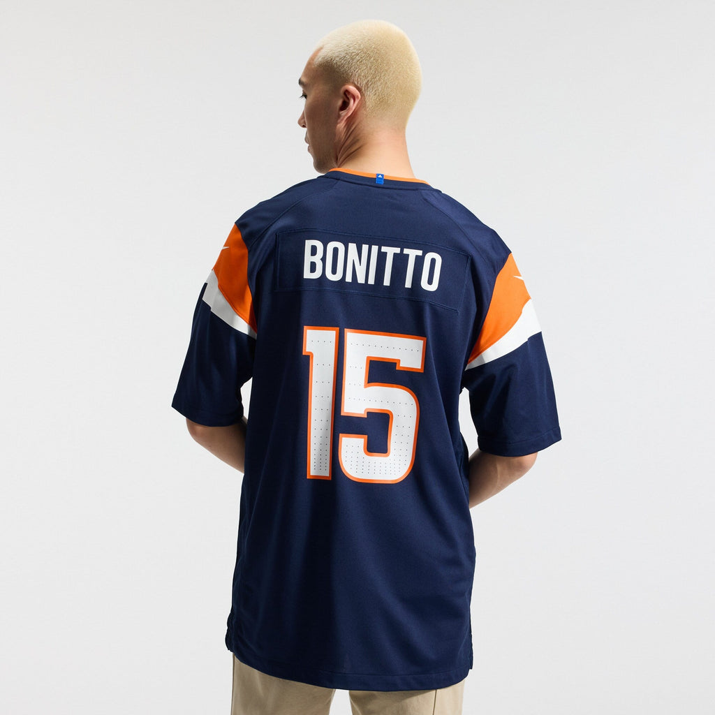 Denver Broncos Nik Bonitto Nike Navy Alternate Game Jersey