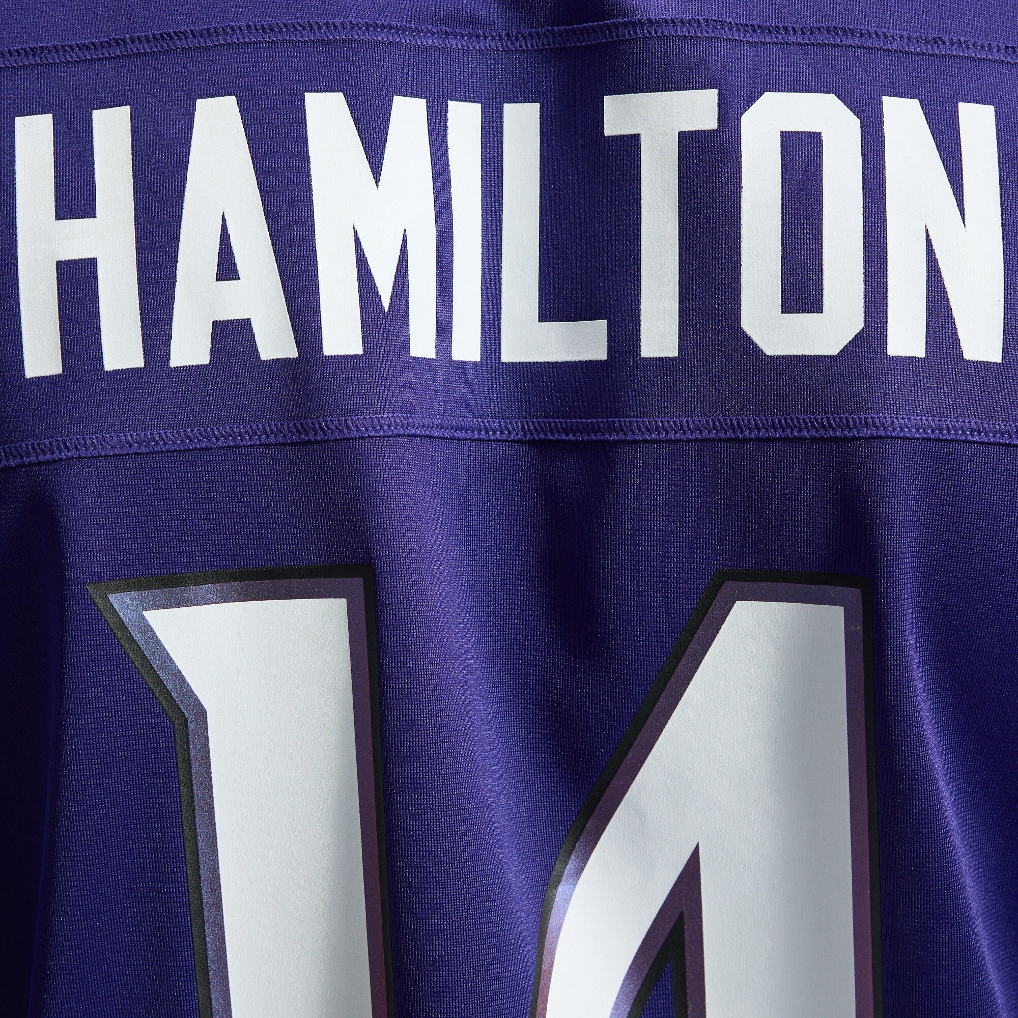 Baltimore Ravens Kyle Hamilton Nike Purple Team Game Jersey