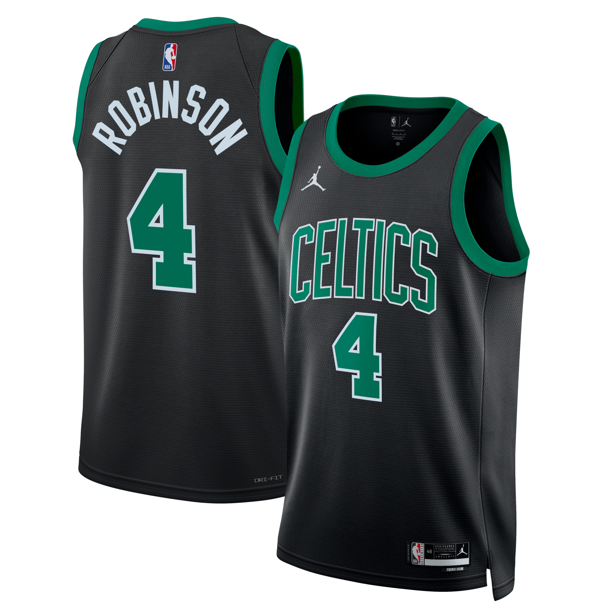 Boston Celtics Jordan Brand Statement Edition Swingman Jersey - Black - Mitchell Robinson