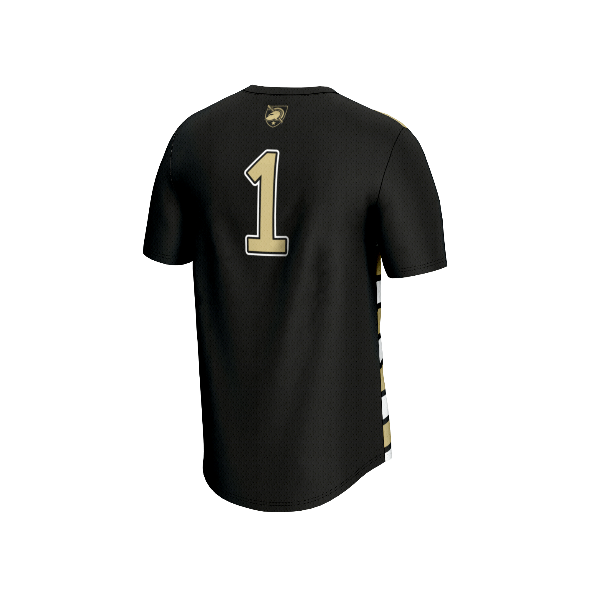 GameDay Greats #1 Black Army Black Knights Lightweight Soccer Fashion Jersey