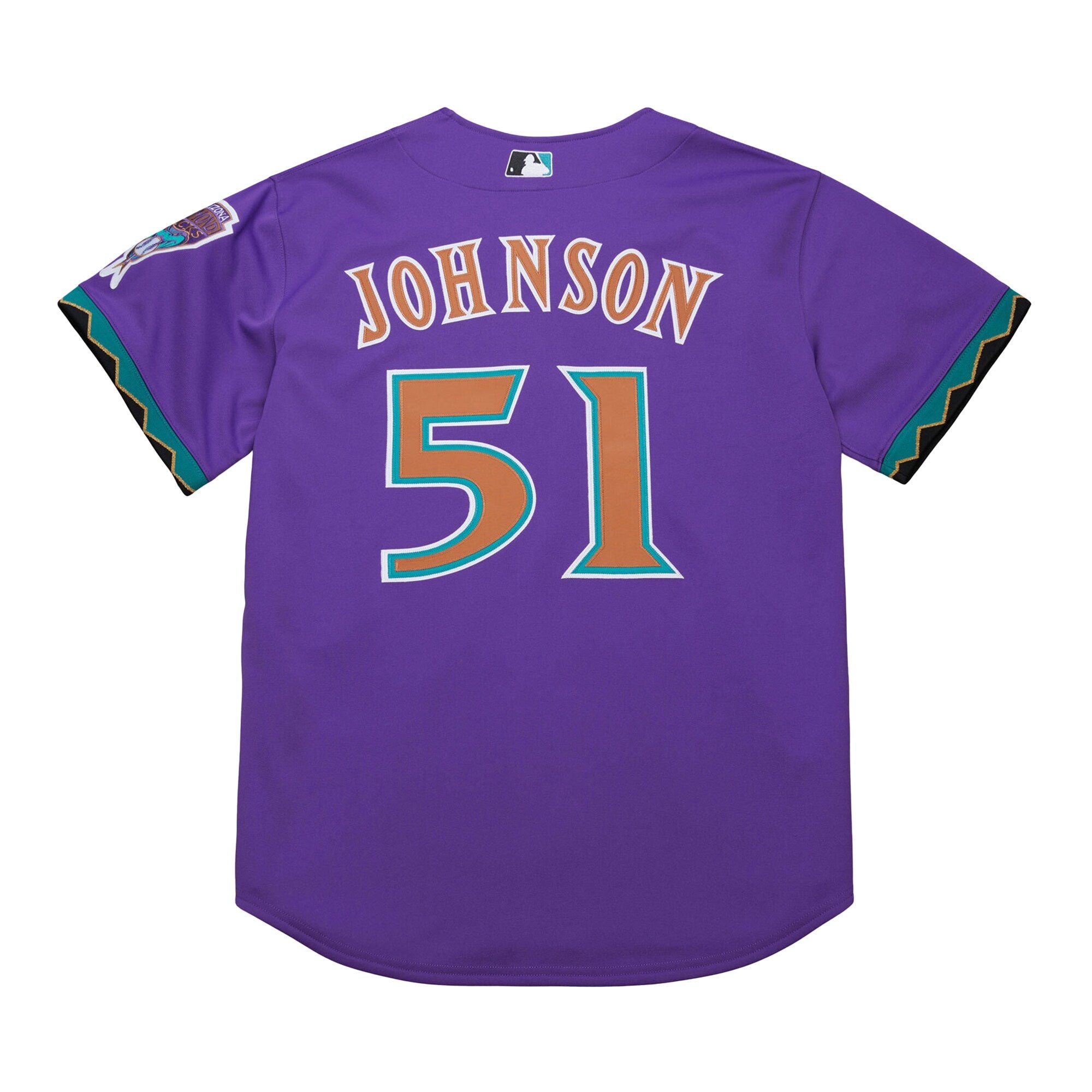 Arizona Diamondbacks Randy Johnson Mitchell & Ness Purple 2000 Throwback Authentic Jersey