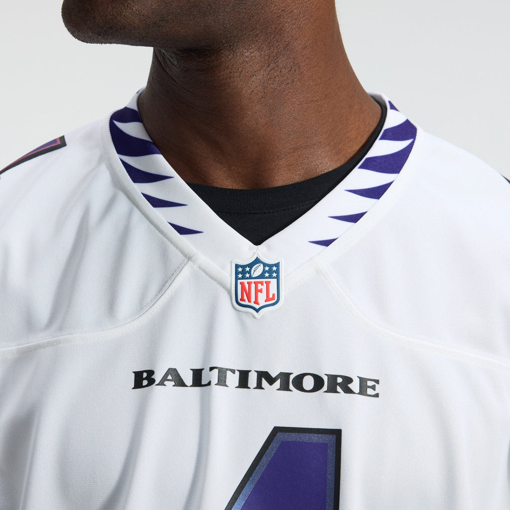 Baltimore Ravens Zay Flowers Nike White Game Jersey