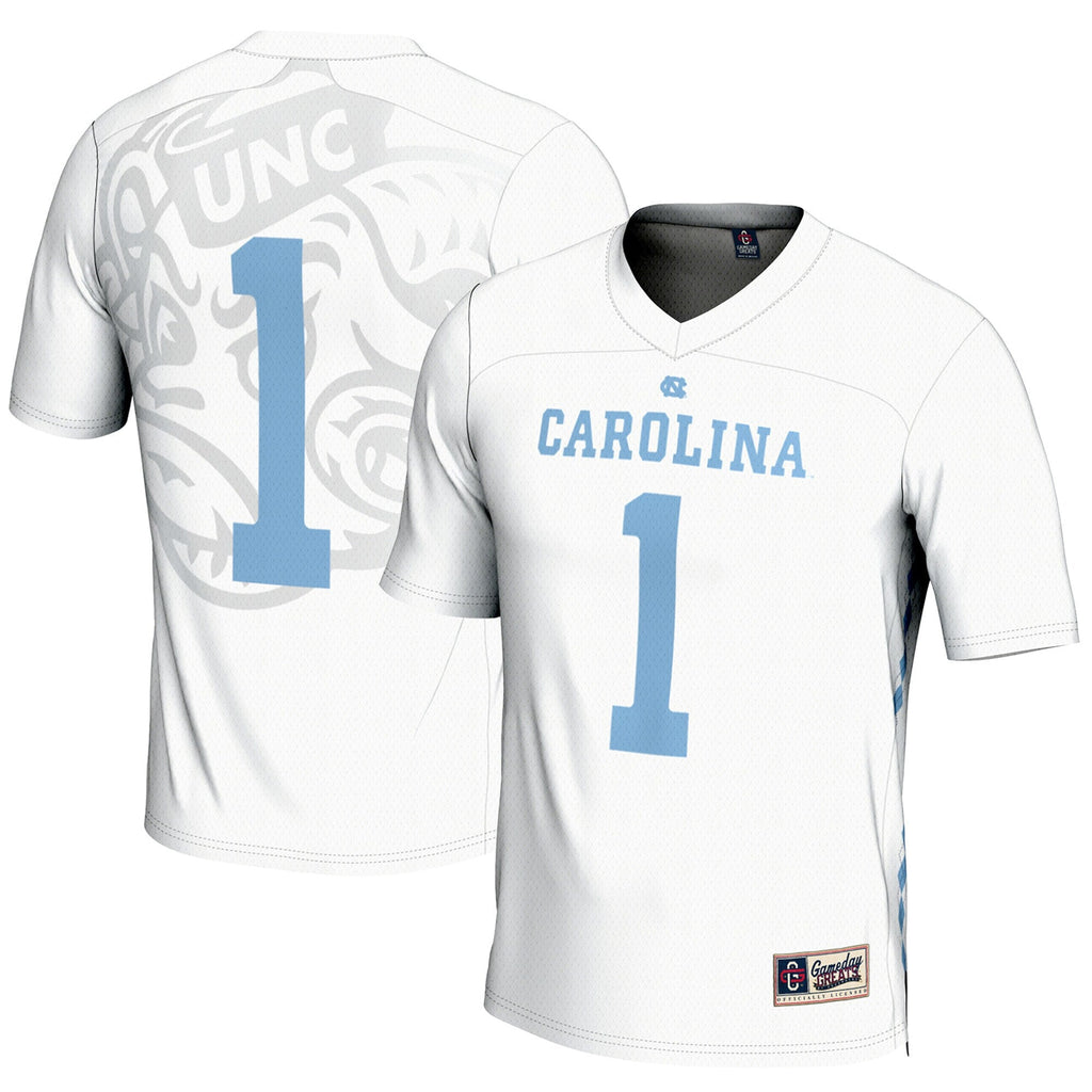 GameDay Greats #1 White North Carolina Tar Heels Lightweight Lacrosse Jersey