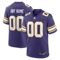 Minnesota Vikings Nike Purple Classic Custom Game Jersey