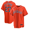 Houston Astros Jose Altuve Nike Orange Alternate Replica Jersey