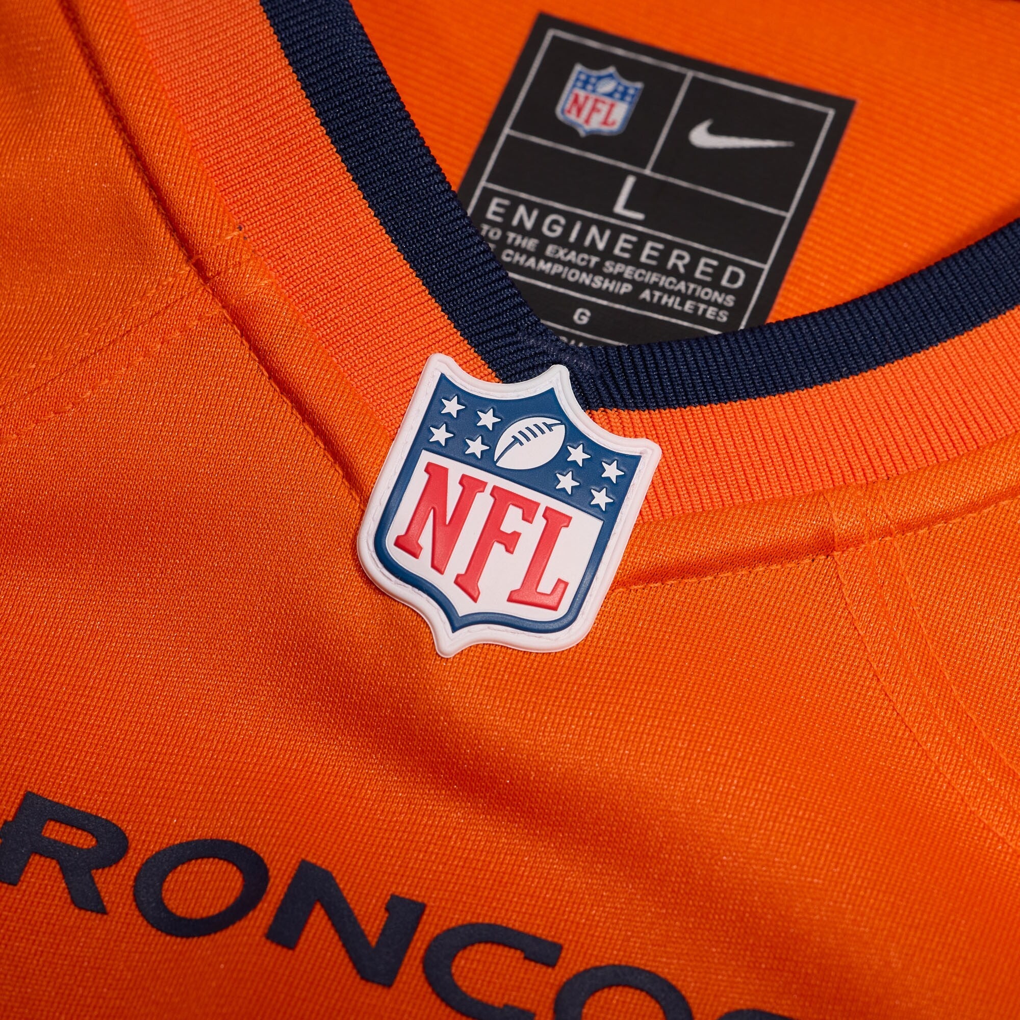 Denver Broncos Nik Bonitto Nike Orange Team Game Jersey