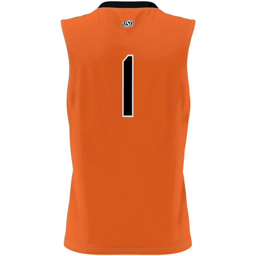 GameDay Greats #1 Orange Oklahoma State Cowboys Lightweight Basketball Jersey