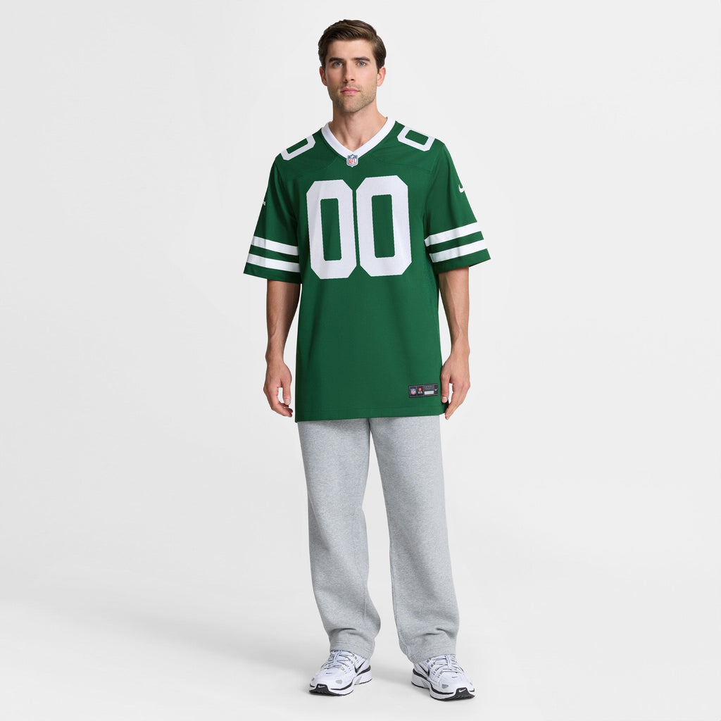 New York Jets Nike Legacy Green Custom Game Jersey
