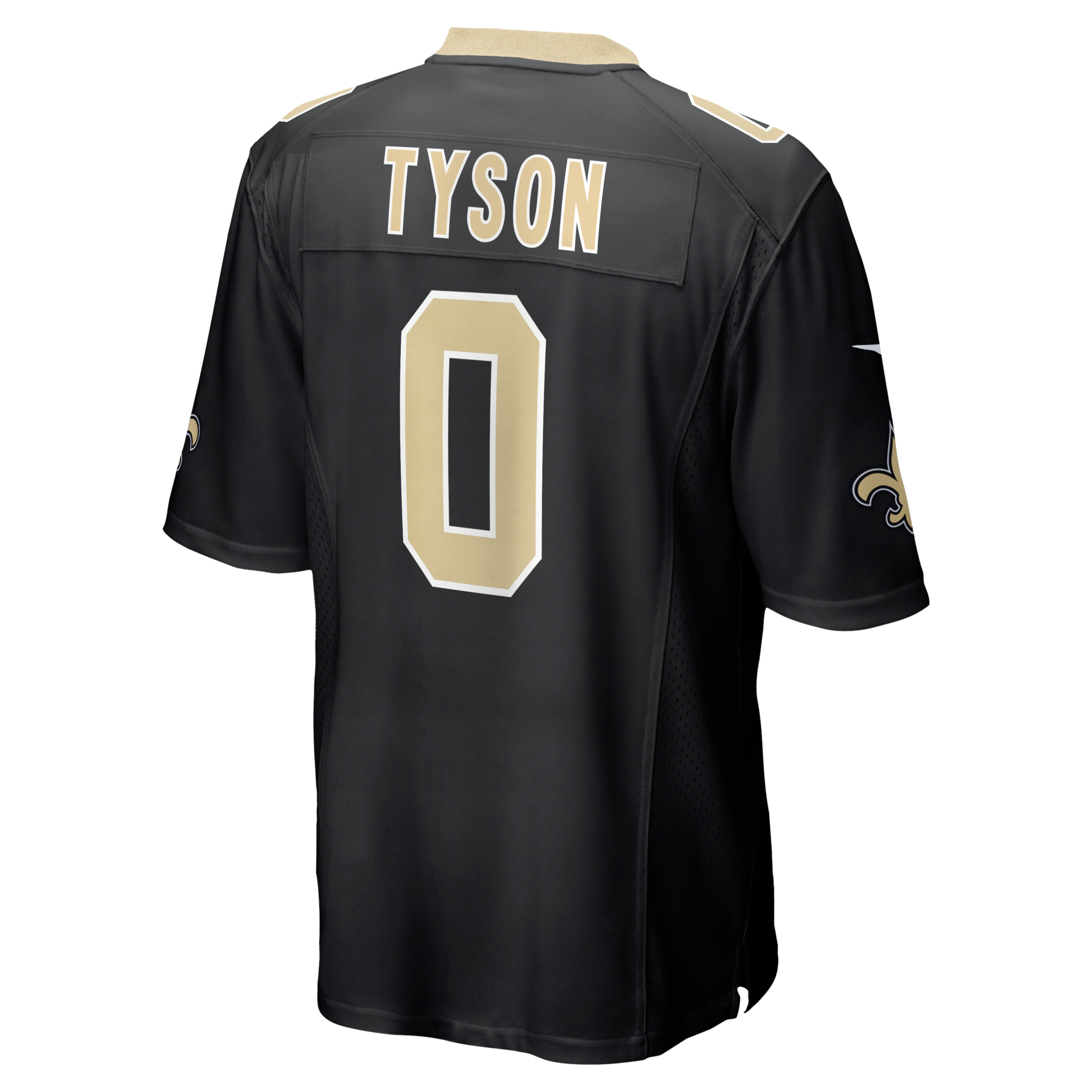 New Orleans Saints Jordyn Tyson Nike Black 2026 NFL Draft First Round Pick No. 8 Team Game Jersey