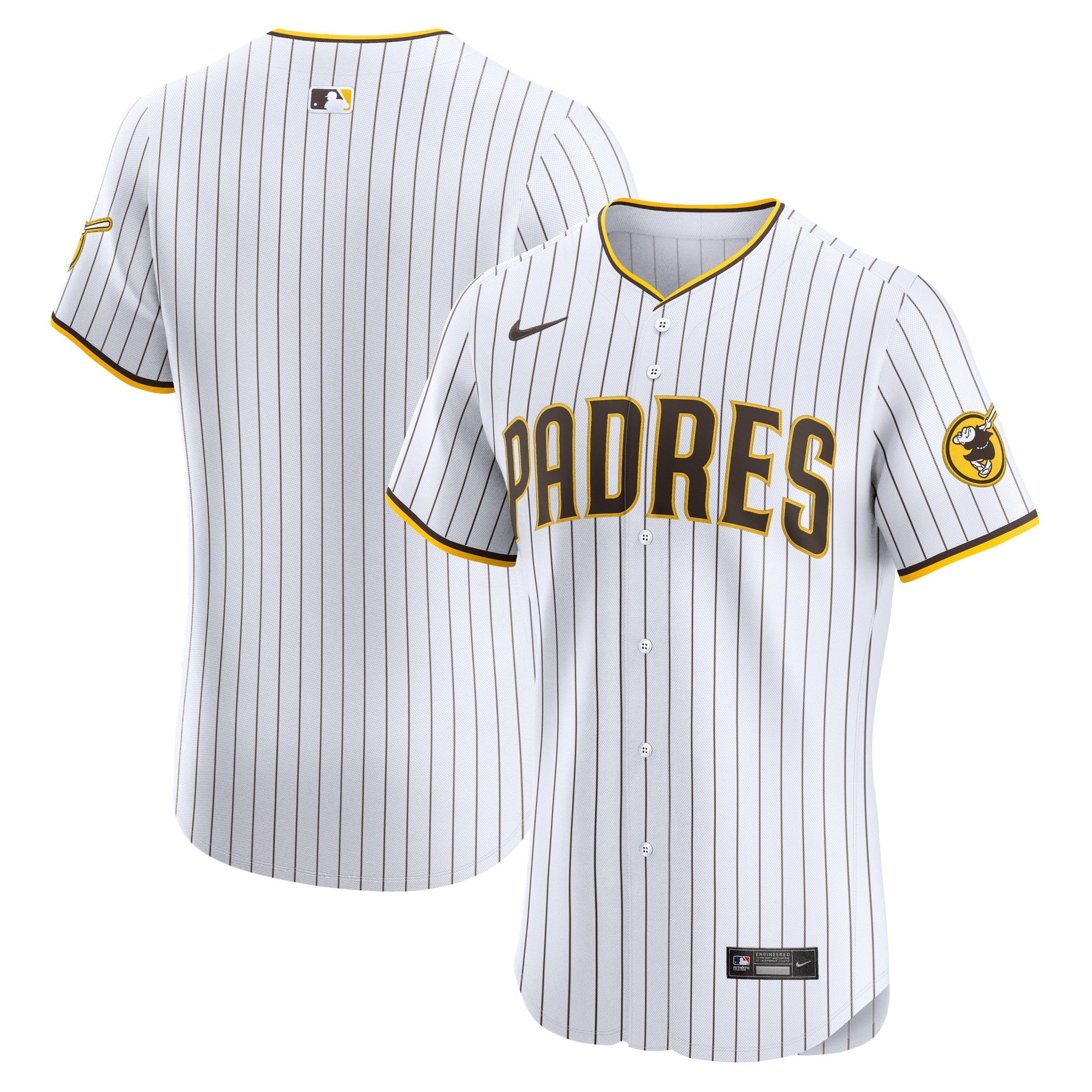 San Diego Padres Nike White Home Elite Jersey