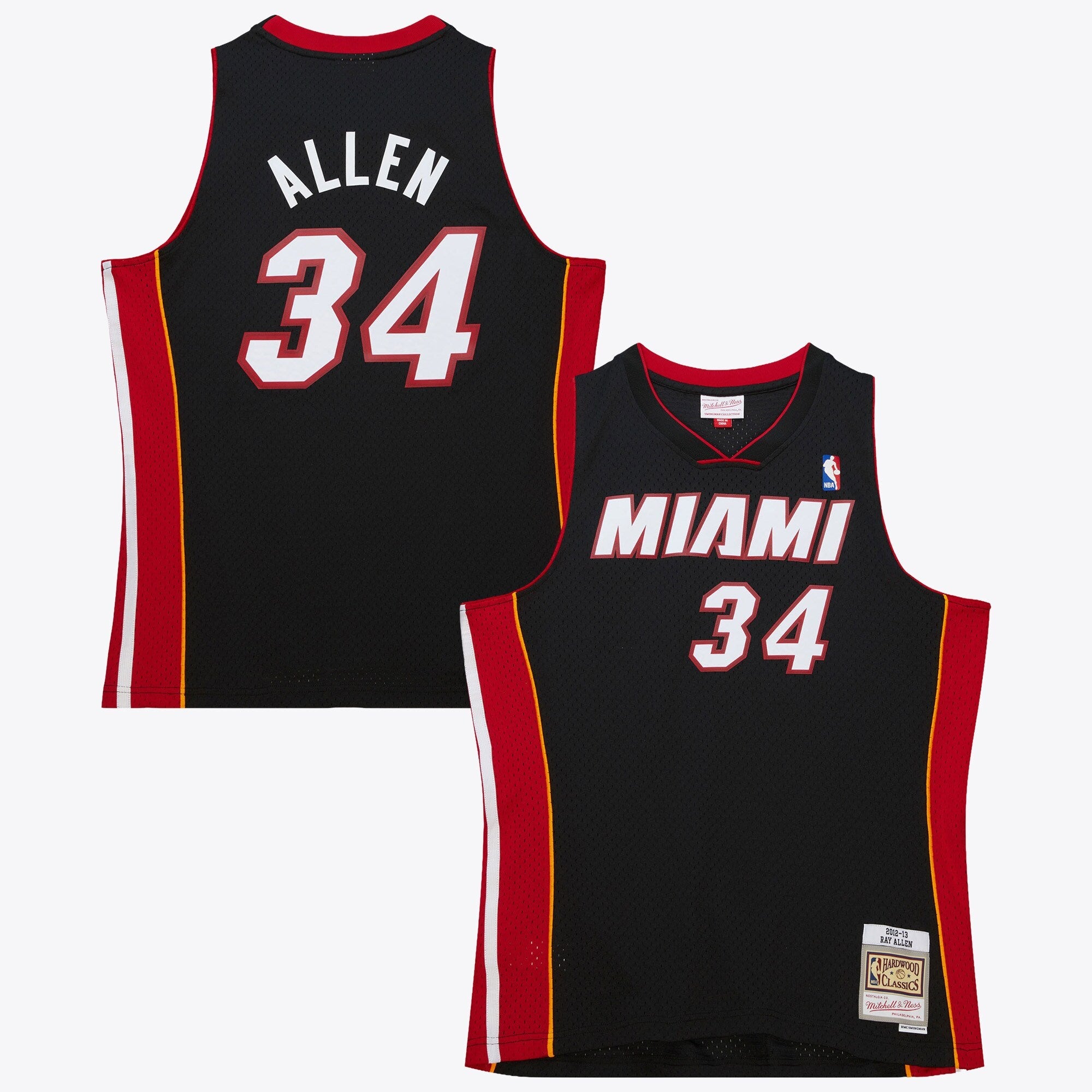 Miami Heat Mitchell & Ness Ray Allen 2012 Authentic Jersey - Black