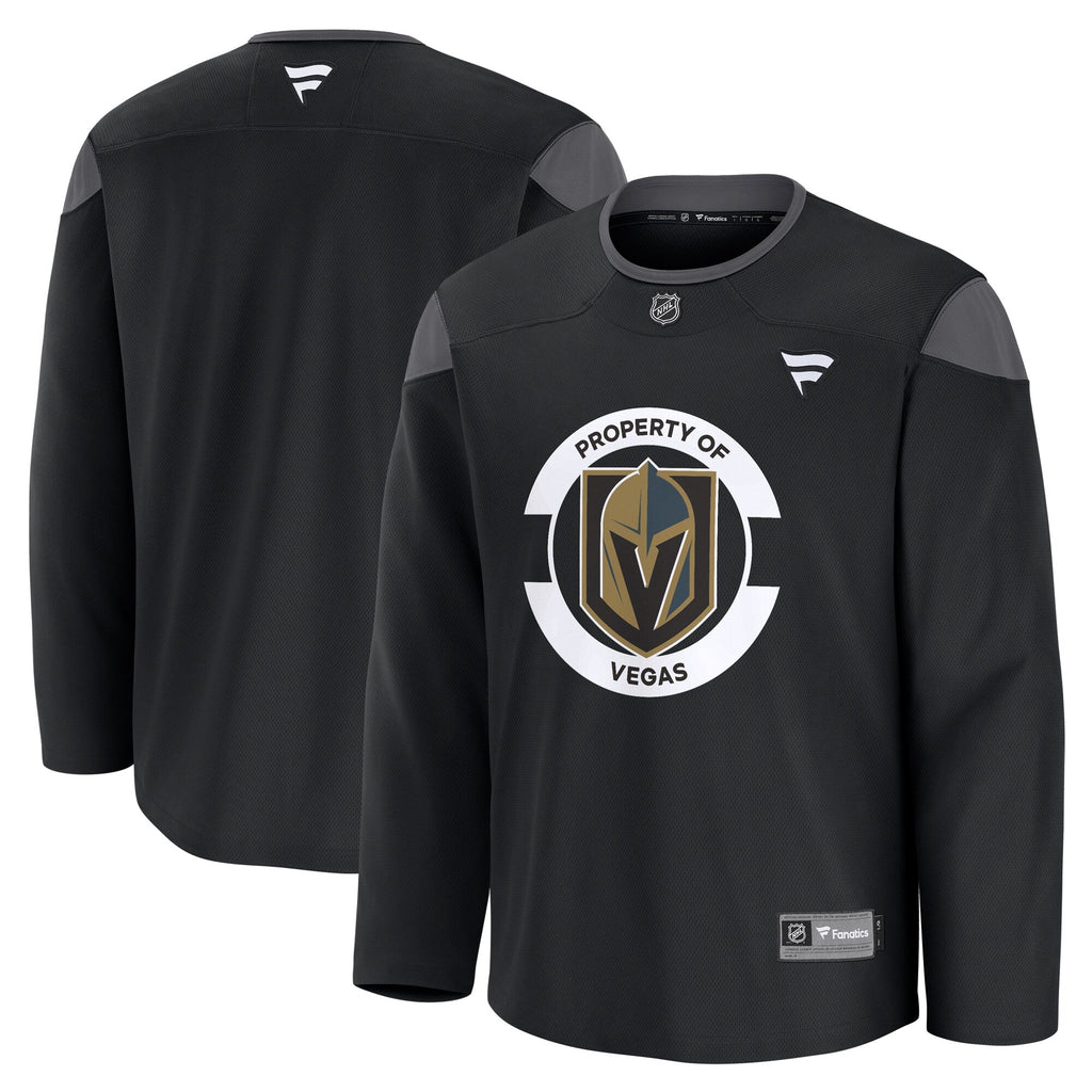 Vegas Golden Knights Fanatics Black Practice Jersey