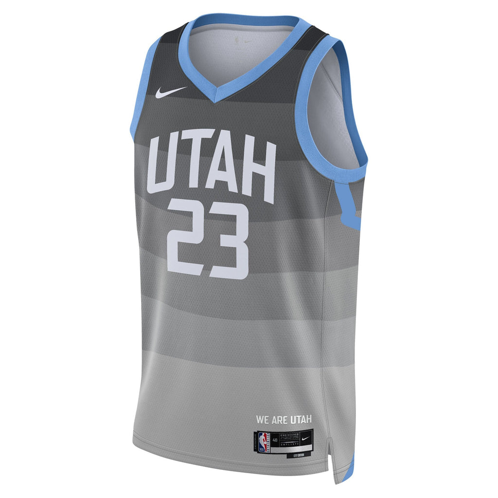 Utah Jazz Nike 2025/26 City Edition Swingman Jersey - Gray - Lauri Markkanen
