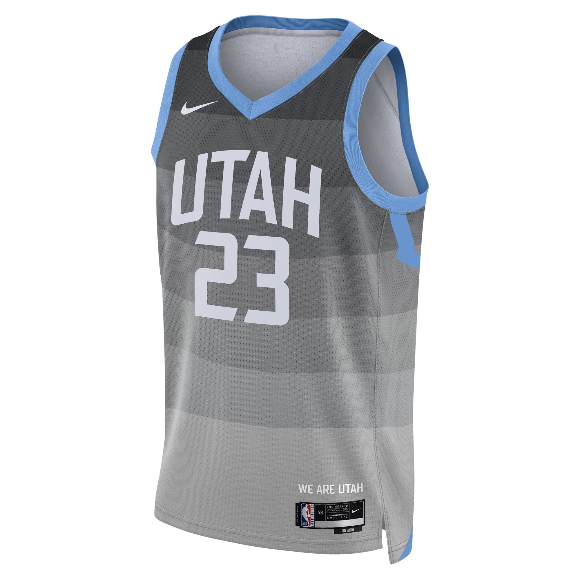 Utah Jazz Nike 2025/26 City Edition Swingman Jersey - Gray - Lauri Markkanen