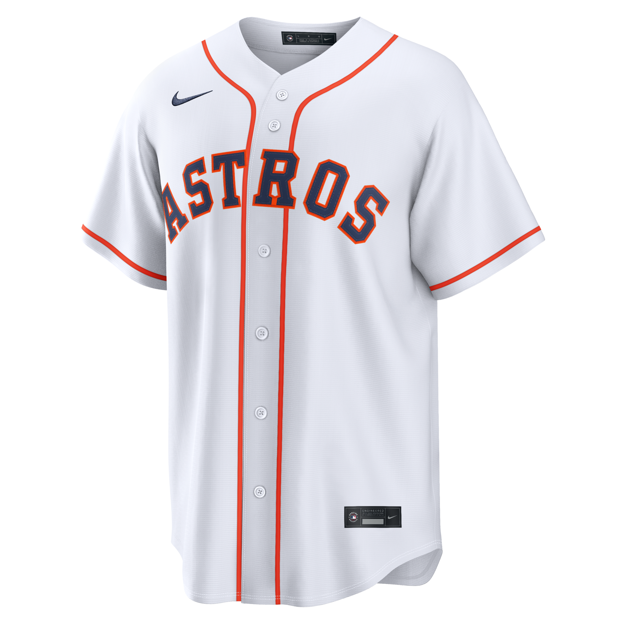 Houston Astros Jose Altuve Nike White Home Replica Jersey