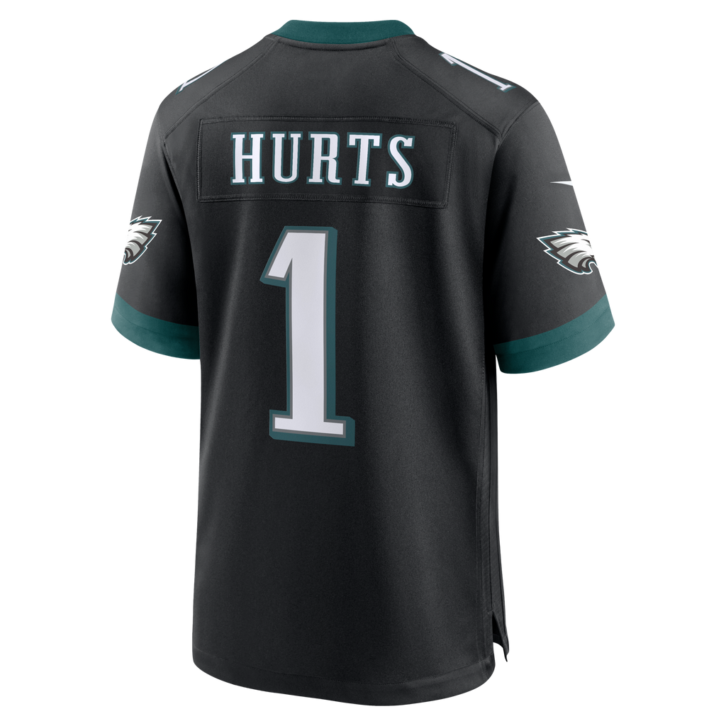 Philadelphia Eagles Jalen Hurts Nike Black Alternate Game Jersey