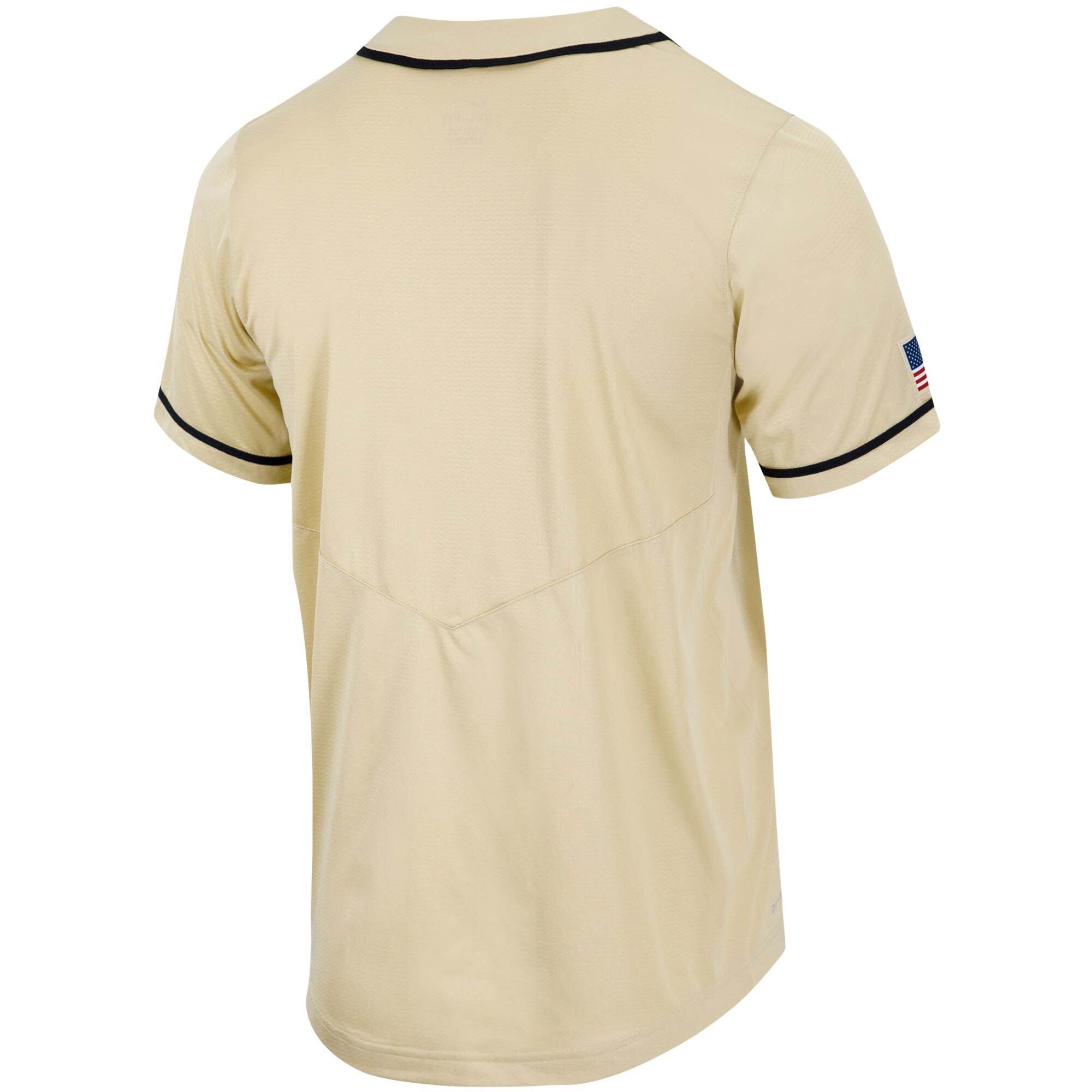 Nike Gold Army Black Knights Replica Full-Button Baseball Jersey