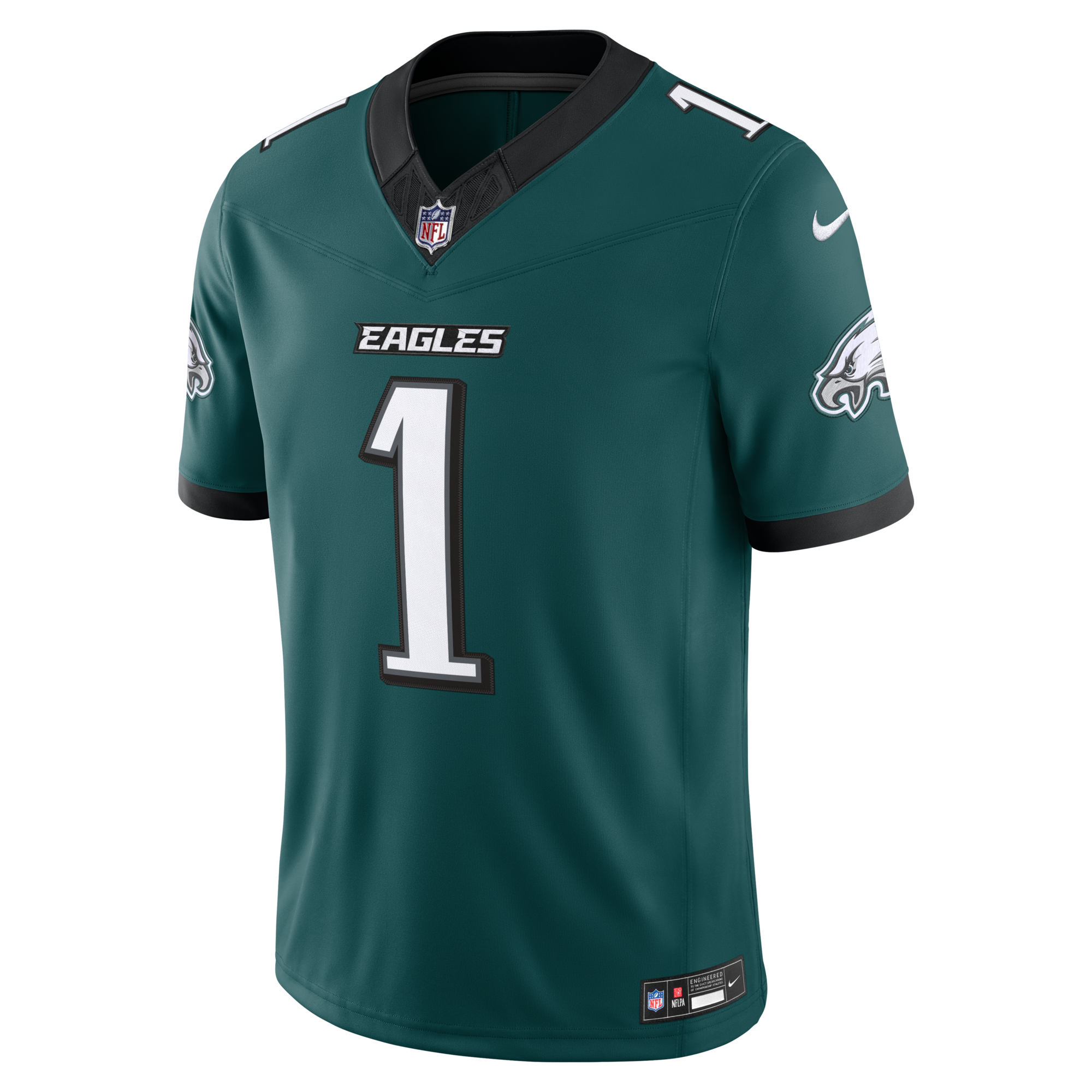 Philadelphia Eagles Jalen Hurts Nike Midnight Green Team Vapor F.U.S.E. Stitched Limited Jersey