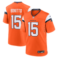Denver Broncos Nik Bonitto Nike Orange Team Game Jersey