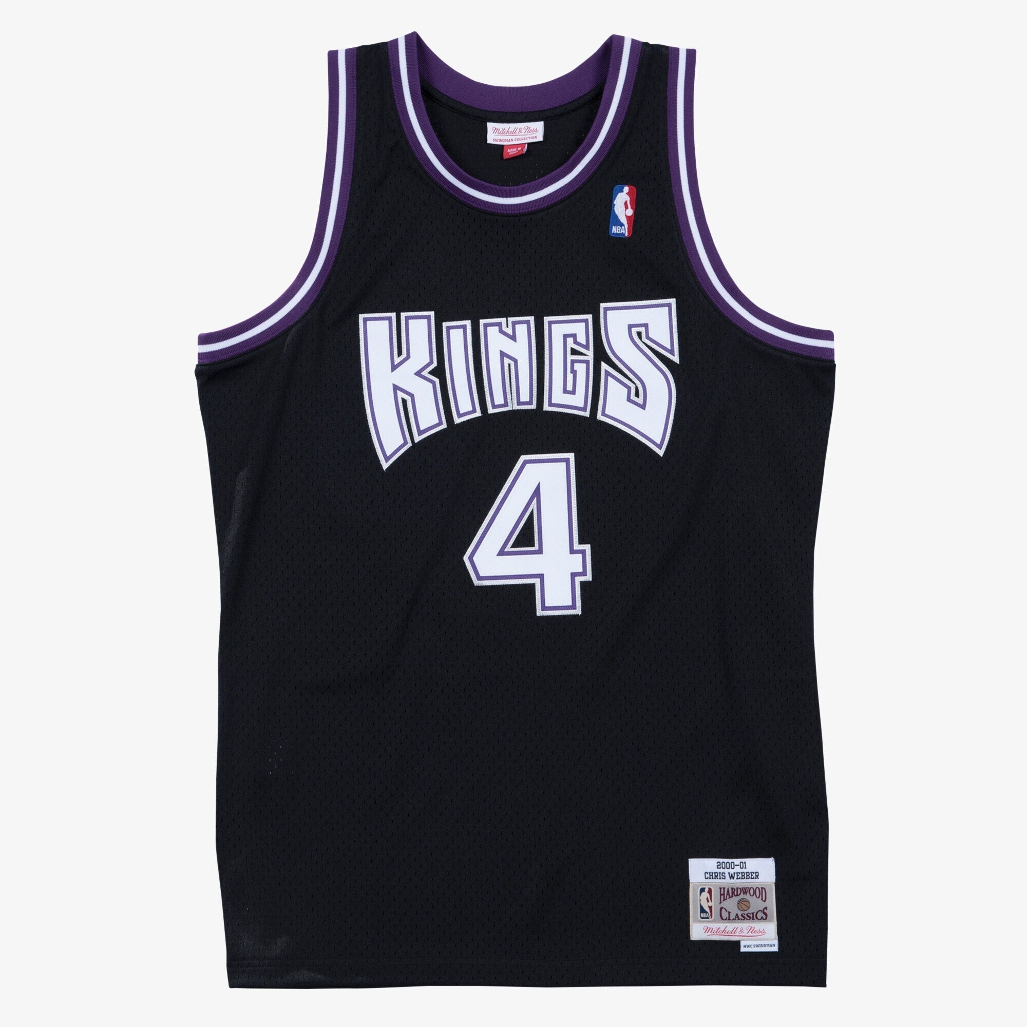 Sacramento Kings Mitchell & Ness Swingman Jersey Road Chris Webber 2000-01