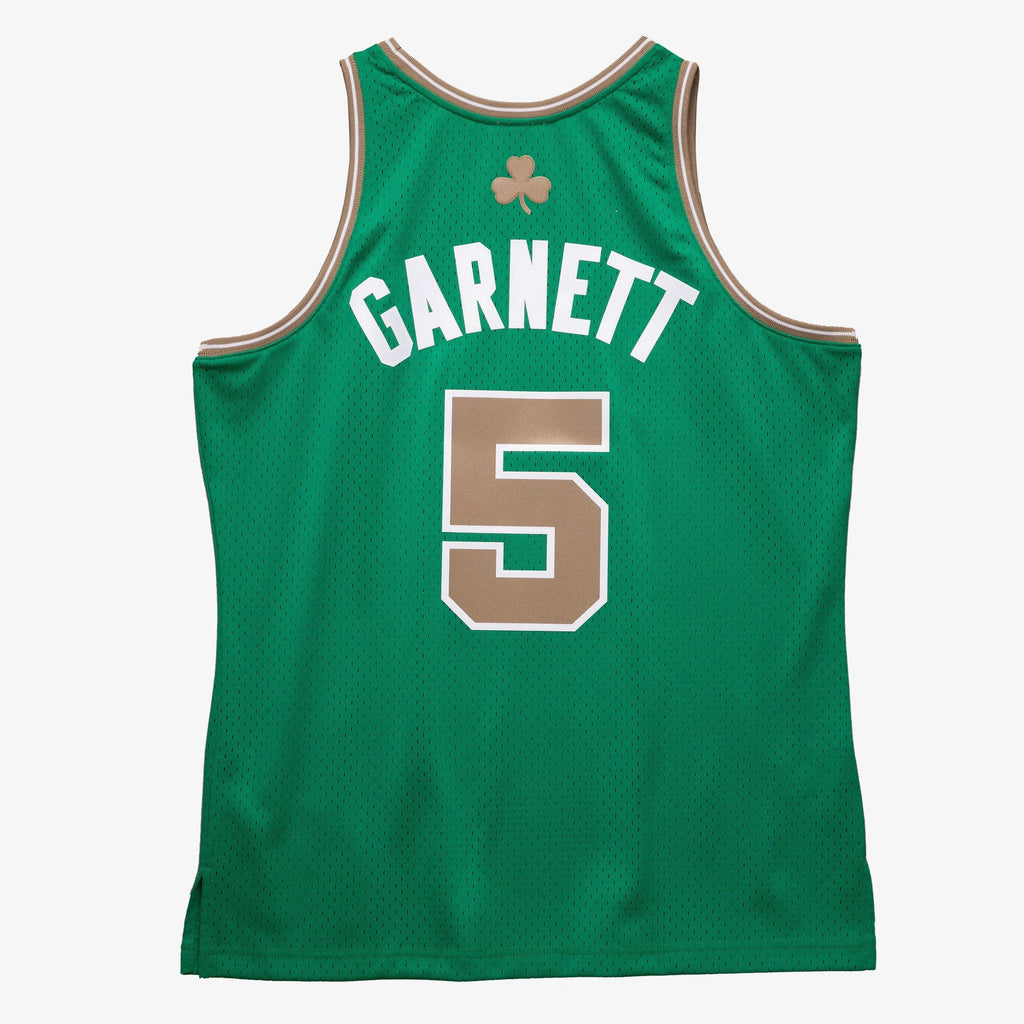 Boston Celtics Mitchell & Ness Kevin Garnett 2007 Swingman Authentic Jersey - Kelly Green