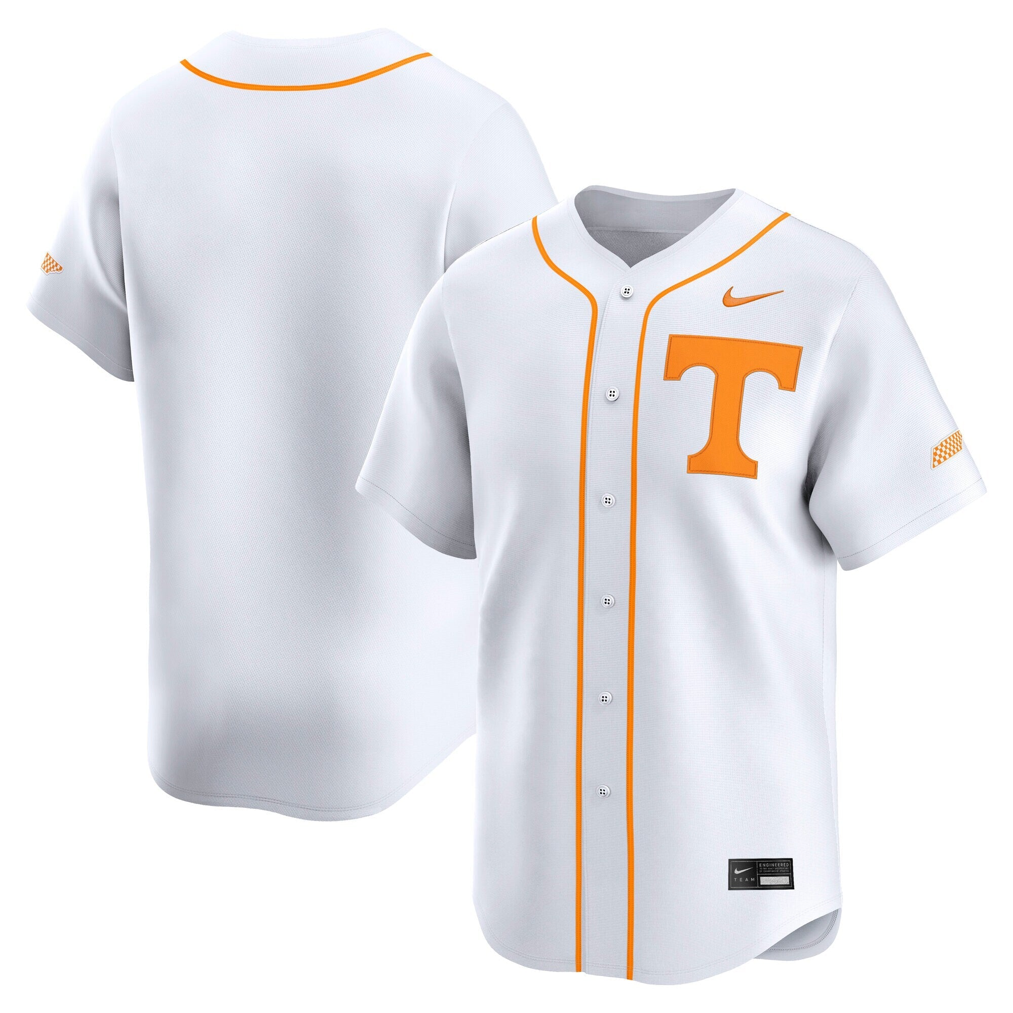 Nike White Tennessee Volunteers Baseball Limited Jersey