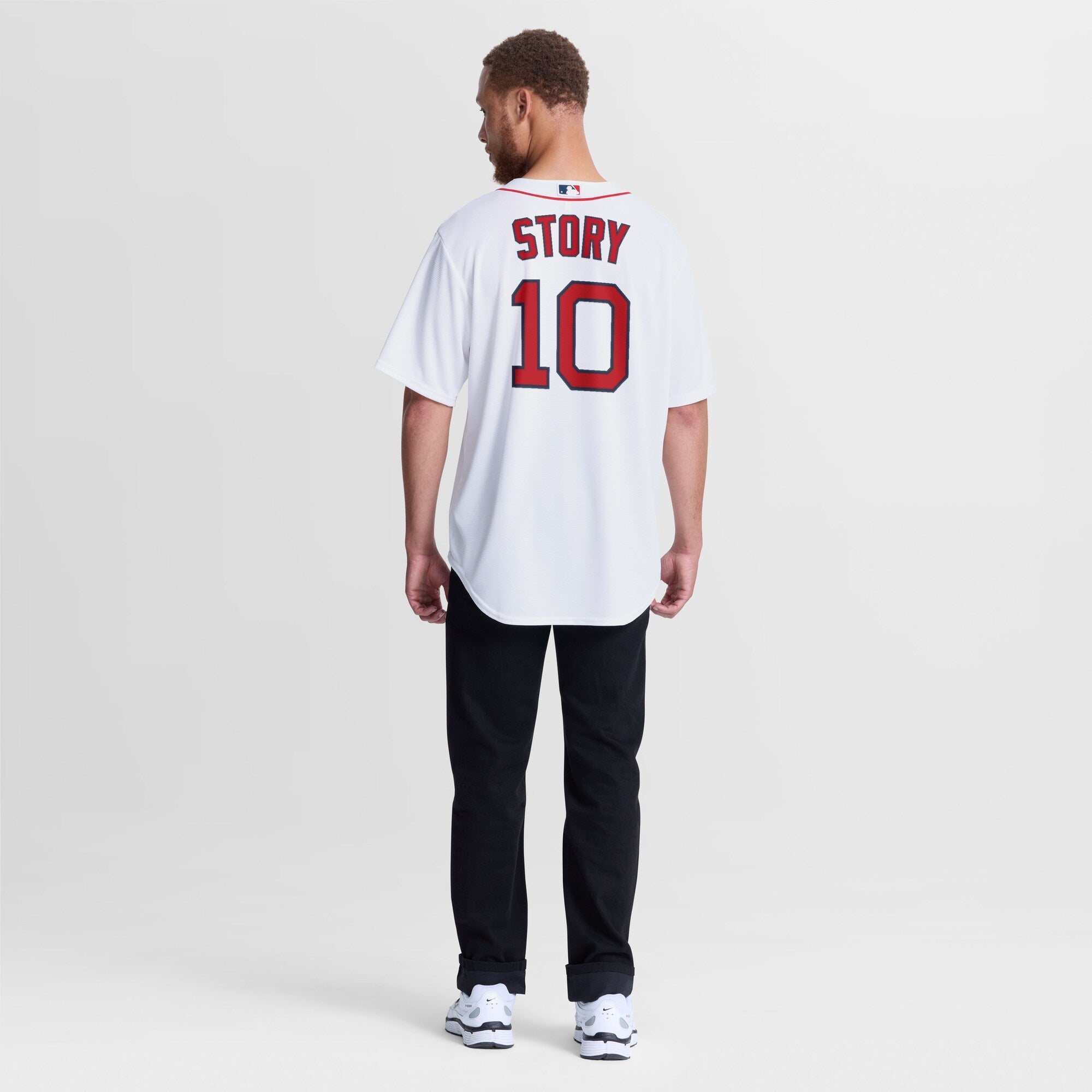 Boston Red Sox Trevor Story Nike White Home Replica Jersey