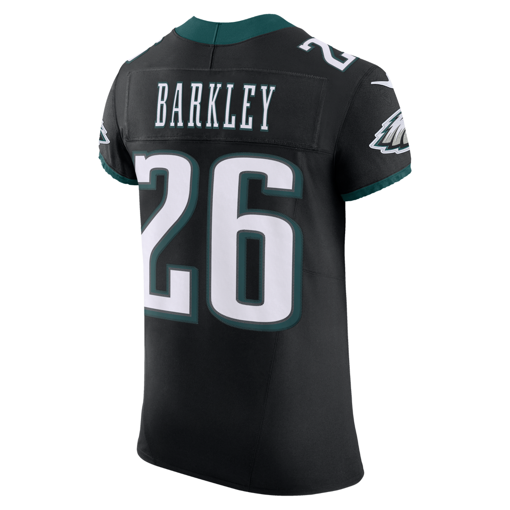 Philadelphia Eagles Saquon Barkley Nike Black Alternate Vapor F.U.S.E. Elite Jersey