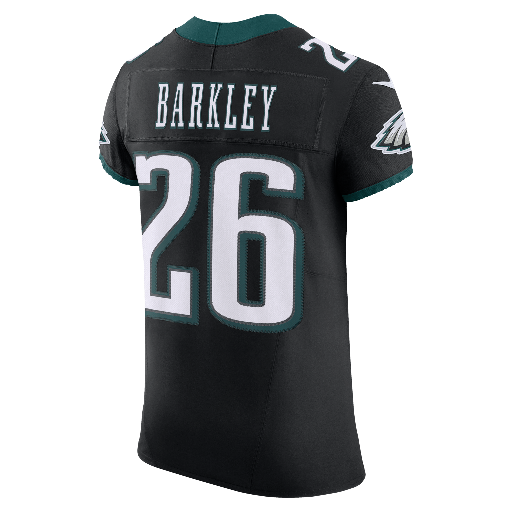 Philadelphia Eagles Saquon Barkley Nike Black Alternate Vapor F.U.S.E. Elite Jersey