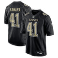 New Orleans Saints Alvin Kamara Nike Carbon Black Fashion Game Jersey
