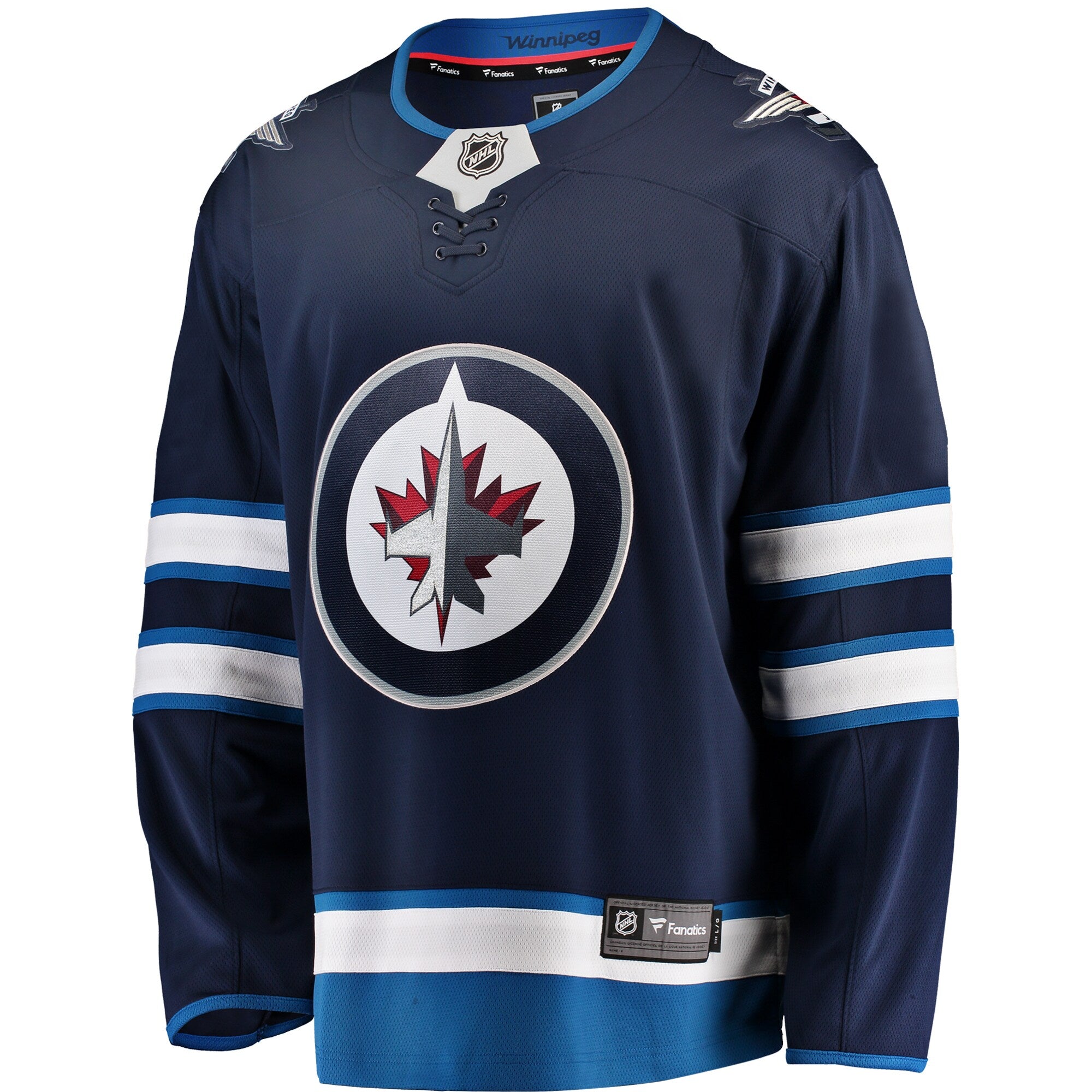 Winnipeg Jets Fanatics Blue Breakaway Home Jersey