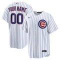 Chicago Cubs Nike White Home Replica Custom Jersey