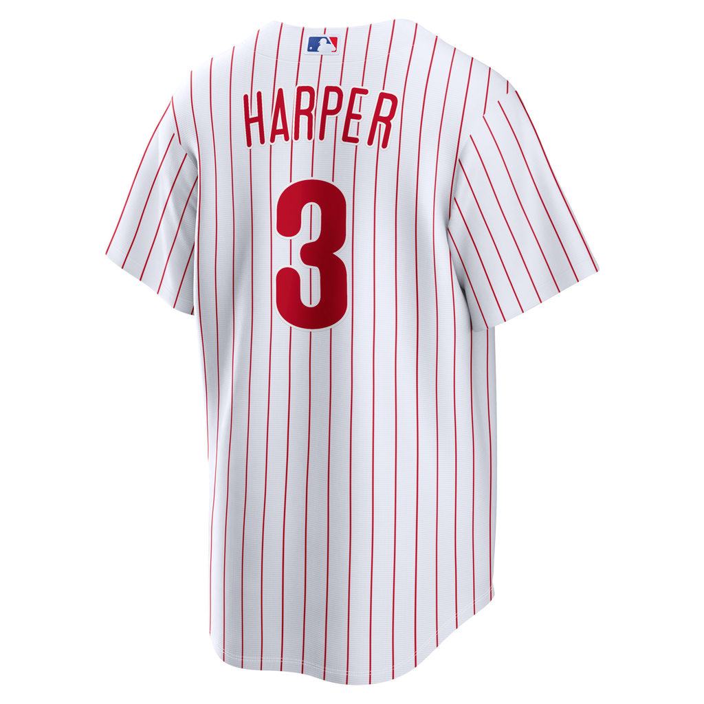 Philadelphia Phillies Bryce Harper Nike White Home Replica Jersey
